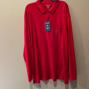 Mens long sleeve polo Size 2XL Roundtree & Yorke